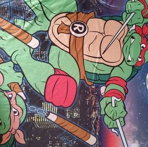 7 ninja turtle shirt lot *used*